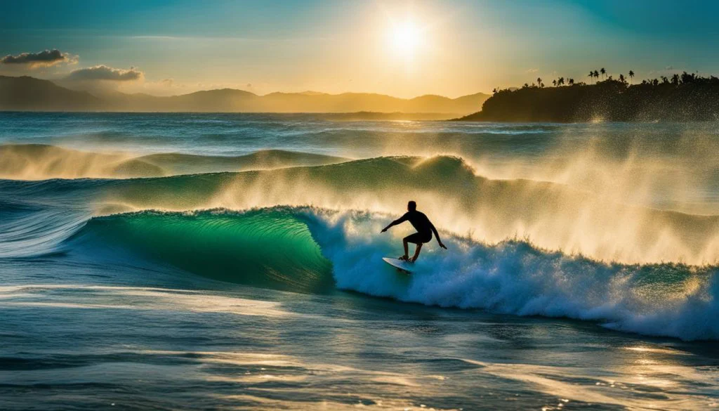 surfing in Kuta